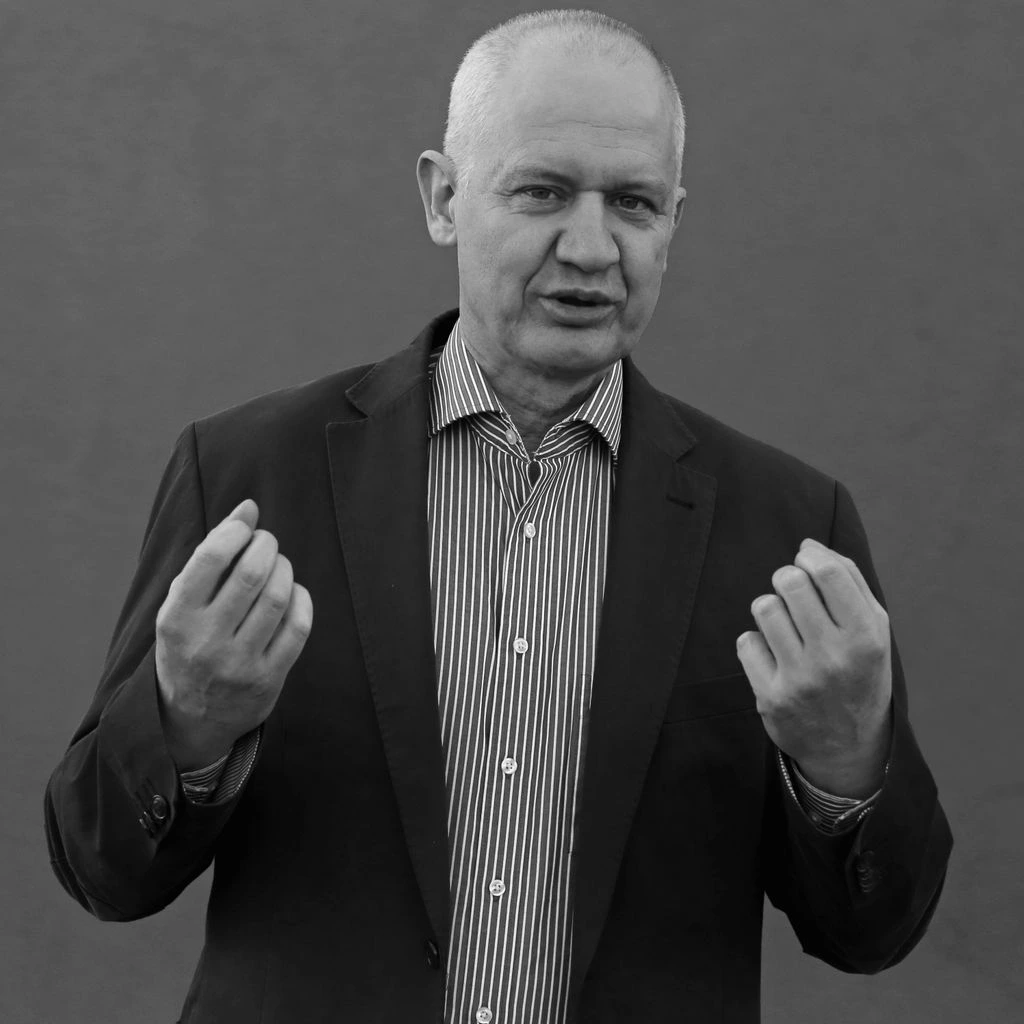 A grayscale executive-style portrait of a Ritual team member